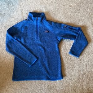 EUC GIRLS PATAGONIA 1/4 ZIP BETTER SWEATER PULLOVER